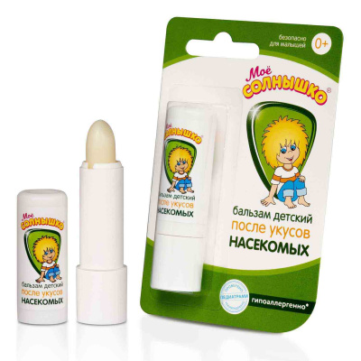 Бальзам детский после укусов насекомых Мое солнышко